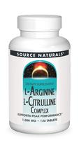 Suplemento Source Naturals L-Arginina L-Citrulina 120 comprimidos Suplemento Source Naturals L-Arginina L-Citrulina 120 comprimidos