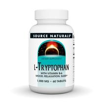 Suplemento Source Naturals L-triptofano 1000 mg 60 comprimidos