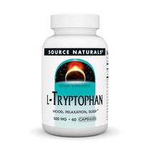 Suplemento Source Naturals L-triptofano 500 mg - 60 cápsulas