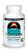 Suplemento Source Naturals L-triptofano 500 mg - 60 comprimidos