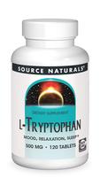 Suplemento Source Naturals L-Triptofano 500mg - 120 Comprimidos
