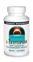 Suplemento Source Naturals L-triptofano com coenzima B-6 500mg Suplemento Source Naturals L-triptofano com coenzima B-6 500mg