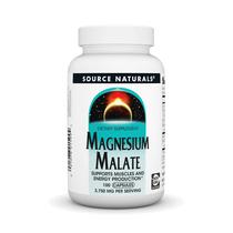 Suplemento Source Naturals Malato de Magnésio 3750mg - 100 Cápsulas