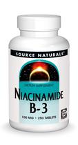 Suplemento Source Naturals Niacinamida B3 100mg - 250 Comprimidos Suplemento Source Naturals Niacinamida B3 100mg - 250 Comprimidos