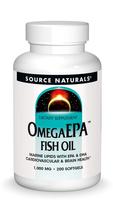 Suplemento Source Naturals Óleo de Peixe OmegaEPA 200 Cápsulas Gelatinosas