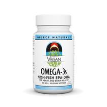 Suplemento Source Naturals Ómega-3 vegano 300 mg 30 cápsulas gelatinosas