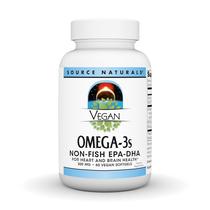 Suplemento Source Naturals Ómega-3 vegano 300 mg 60 cápsulas gelatinosas Suplemento Source Naturals Ómega-3 vegano 300 mg 60 cápsulas gelatinosas