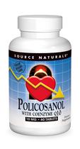 Suplemento Source Naturals Policosanol com Coenzima Q10 10 10 mg