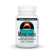Suplemento Source Naturals Quelato de Aminoácidos de Manganês 250 comprimidos Suplemento Source Naturals Quelato de Aminoácidos de Manganês 250 comprimidos