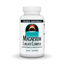 Suplemento Source Naturals Quelato de Magnésio 250 comprimidos Suplemento Source Naturals Quelato de Magnésio 250 comprimidos