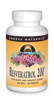 Suplemento Source Naturals Resveratrol 200 mg 60 comprimidos Suplemento Source Naturals Resveratrol 200 mg 60 comprimidos