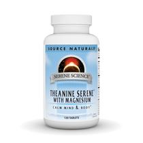 Suplemento Source Naturals Serene Science L-Teanina - 120 Comprimidos Suplemento Source Naturals Serene Science L-Teanina - 120 Comprimidos