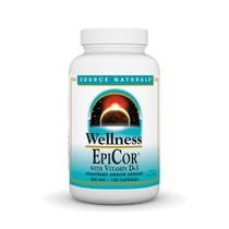Suplemento Source Naturals Wellness EpiCor com vitamina D-3 120 cápsulas