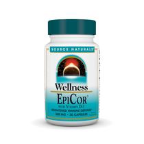 Suplemento Source Naturals Wellness EpiCor com vitamina D-3 30 cápsulas