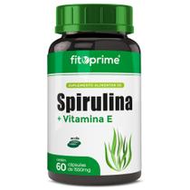 Suplemento Spirulina + Vitamina "E" 60 cápsulas de 1550mg Fitoprime
