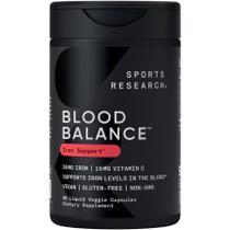 Suplemento Sports Research Blood Balance 36 mg de Ferro 90 Cápsulas Suplemento Sports Research Blood Balance 36 mg de Ferro 90 Cápsulas