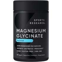 Suplemento Sports Research Glicinato de Magnésio 160 mg 90 cápsulas Suplemento Sports Research Glicinato de Magnésio 160 mg 90 cápsulas
