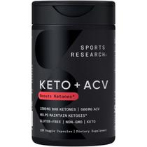 Suplemento Sports Research Keto Plus ACV 120 cápsulas Suplemento Sports Research Keto Plus ACV 120 cápsulas