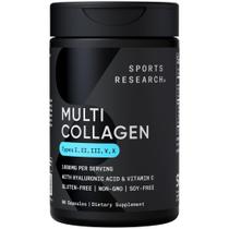 Suplemento Sports Research Multi Collagen 90 cápsulas