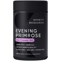 Suplemento Sports Research Óleo de Prímula 1300mg - 120 Cápsulas Suplemento Sports Research Óleo de Prímula 1300mg - 120 Cápsulas
