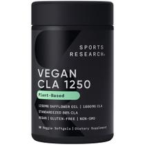 Suplemento Sports Research Vegan CLA 1250mg 90 cápsulas gelatinosas