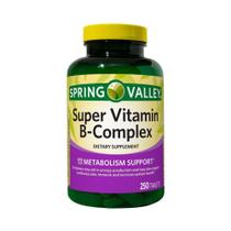 Suplemento spring valley super complexo vitamina b 250 comprimidos