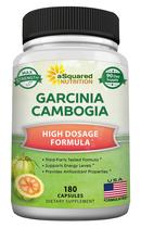 Suplemento Squared Nutrition Garcinia Cambogia 1600 mg 180 cápsulas - aSquared Nutrition