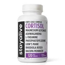 Suplemento STAY ALIVE Cortisol Manager 15 em 1 120 cápsulas