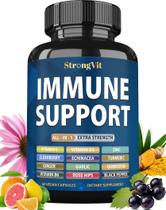 Suplemento StrongVit de Suporte Imunológico 12 em 1 Vegano Suplemento StrongVit de Suporte Imunológico 12 em 1 Vegano
