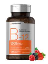 Suplemento Sublingual de Metilcobalamina B12 Horbäach - 5000mcg (120 Comprimidos)