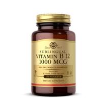 Suplemento Sublingual de Vitamina B12 Solgar - 1000mcg - 250 Comprimidos