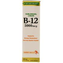 Suplemento Sublingual Nature's Bounty B-12 5000 mcg - 60ml