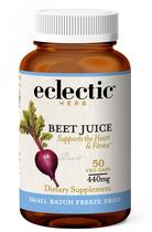 Suplemento Suco de beterraba do Eclectic Institute 400 mg 50 cápsulas Suplemento Suco de beterraba do Eclectic Institute 400 mg 50 cápsulas