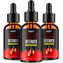 Suplemento Sugar Defender Liquid Drops Platinum - Pacote com 3