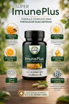 Suplemento Super Imune Plus 10 mg Própolis Vitaminas e Minerais Essenciais Premium - 60 Caps. Suplemento Super Imune Plus 10 mg Própolis Vitaminas e Minerais Essenciais Premium - 60 Caps.