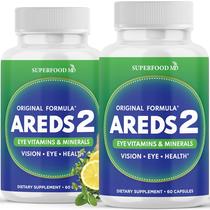 Suplemento Superfood MD AREDS 2 comprimidos de vitamina para os olhos