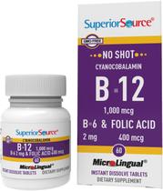 Suplemento Superior Source No Shot Vitamina B-12 1000mcg