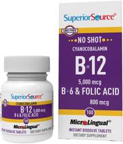 Suplemento Superior Source No Shot Vitamina B-12 5000mcg