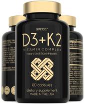 Suplemento SuperSelf Vitamina D3 5000 UI + Vitamina K MK7 100mcg