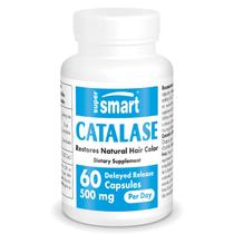 Suplemento Supersmart Catalase 500mg - Anti-Cabelos Grisalhos - 60 Cápsulas Suplemento Supersmart Catalase 500mg - Anti-Cabelos Grisalhos - 60 Cápsulas