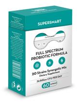 Suplemento Supersmart Full Spectrum Probiotic 36 bilhões de CFU