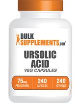 Suplemento: Suplementos a granel, ácido ursólico, 75 mg, 240 cápsulas