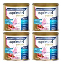 Suplemento Suprinutri Senior Morango 4 Latas 400g Farmax Suplemento Suprinutri Senior Morango 4 Latas 400g Farmax