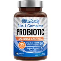 Suplemento Surebounty Probiotics 120 bilhões de CFU 30 cápsulas Suplemento Surebounty Probiotics 120 bilhões de CFU 30 cápsulas