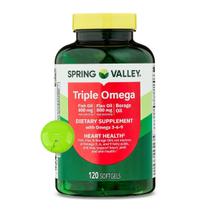 Suplemento SUREFECT Spring Valley Triple Ômega 3-6-9 120 cápsulas