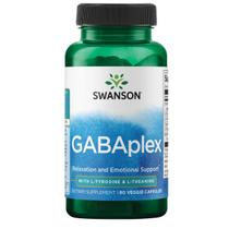 Suplemento Swanson Amino Acid Gabaplex com L-Tirosina e L-Teanina 60 Cápsulas