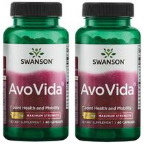 Suplemento Swanson AvoVida Joint Health, 60 cápsulas, pacote com 2