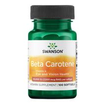 Suplemento Swanson Beta-caroteno (vitamina A) 25000 UI 100 géis
