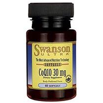 Suplemento Swanson CoQ10 30mg 60 cápsulas gelatinosas para um coração saudável Suplemento Swanson CoQ10 30mg 60 cápsulas gelatinosas para um coração saudável