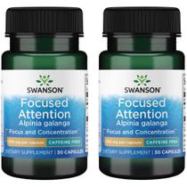 Suplemento Swanson Focused Attention Alpinia Galanga 300mg